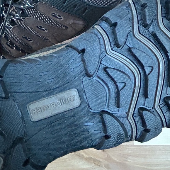 Eddie Bauer Black and Brown Outdoor Boots with Rugged Sole main image 4
